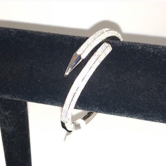 Pave Nail Bangle - Picture 3 of 8